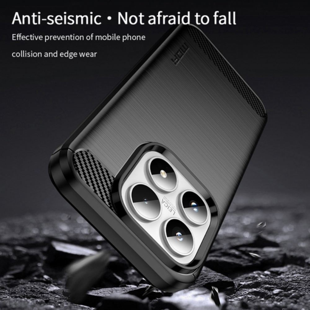 Kryt Xiaomi 17 Kartáčované Uhlíkové Vlákno