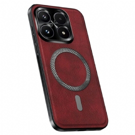 Kryt Xiaomi 17 Kožený Efekt Magsafe