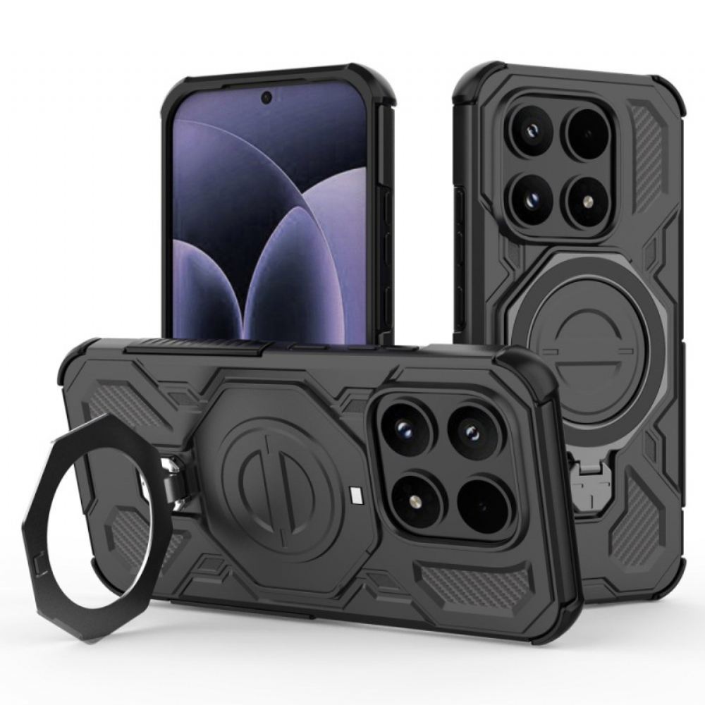 Kryt Xiaomi 17 Kryty Na Mobil Magnetický A Otočný Kovový Stojánek