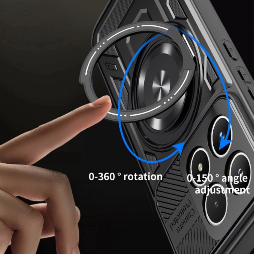 Kryt Xiaomi 17 Magnetická S Otočným Stojánkem