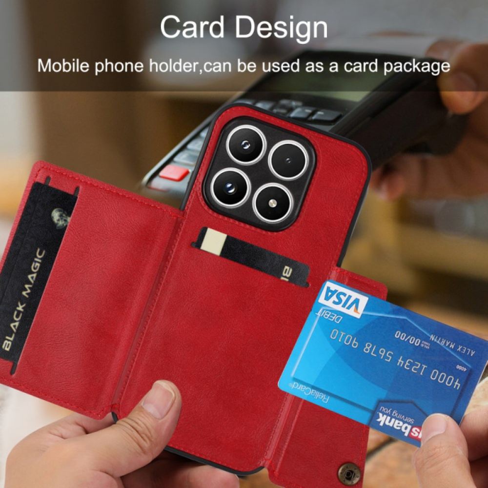 Kryt Xiaomi 17 Pouzdro Na Karty A Stojánek