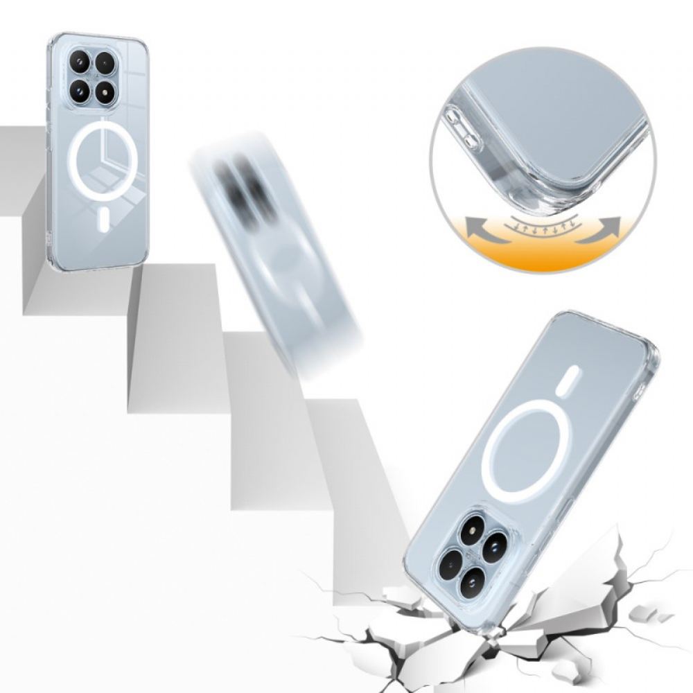 Kryt Xiaomi 17 Zesílený Průhledný Magnetický