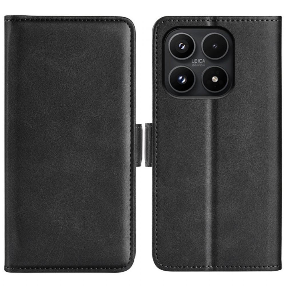 Peněženková Pouzdra Xiaomi 17 Kryty Na Mobil Dvojitá Spona