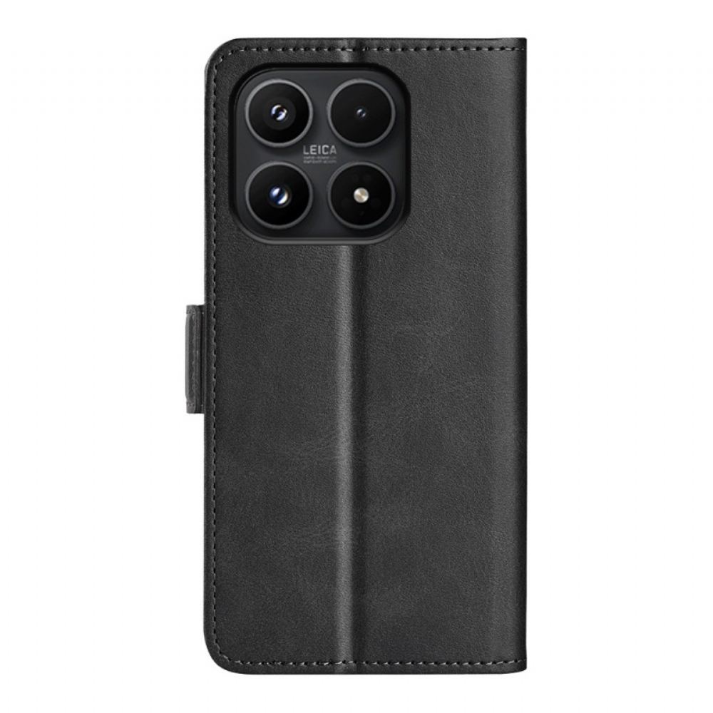 Peněženková Pouzdra Xiaomi 17 Kryty Na Mobil Dvojitá Spona