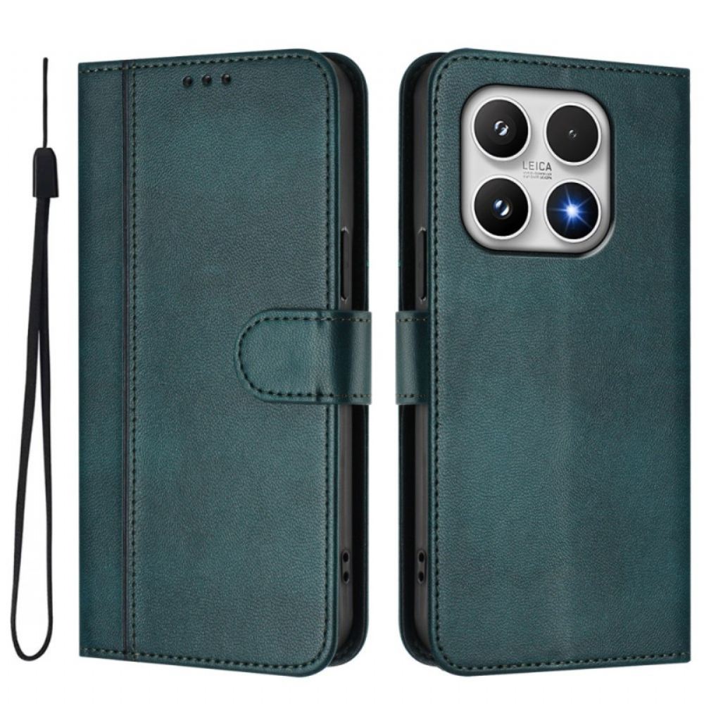 Peněženková Pouzdra Xiaomi 17 Kryty Na Mobil Retro Design