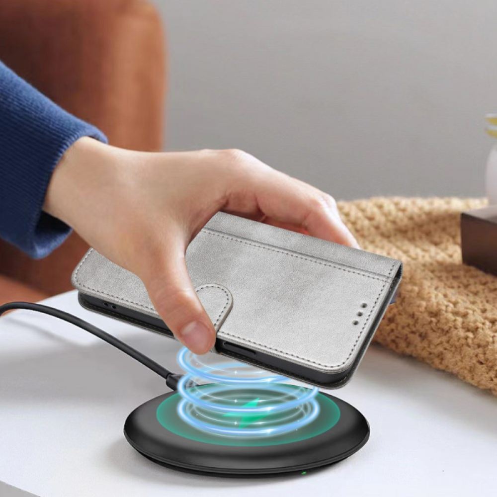 Peněženková Pouzdra Xiaomi 17 Kryty Na Mobil Retro Design