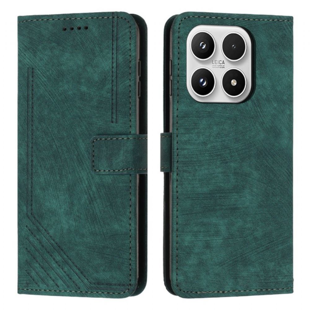 Peněženková Pouzdra Xiaomi 17 Kryty Na Mobil Retro Design