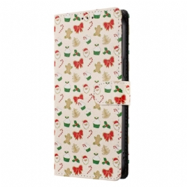 Peněženková Pouzdra Xiaomi 17 Kryty Na Mobil Vánoce