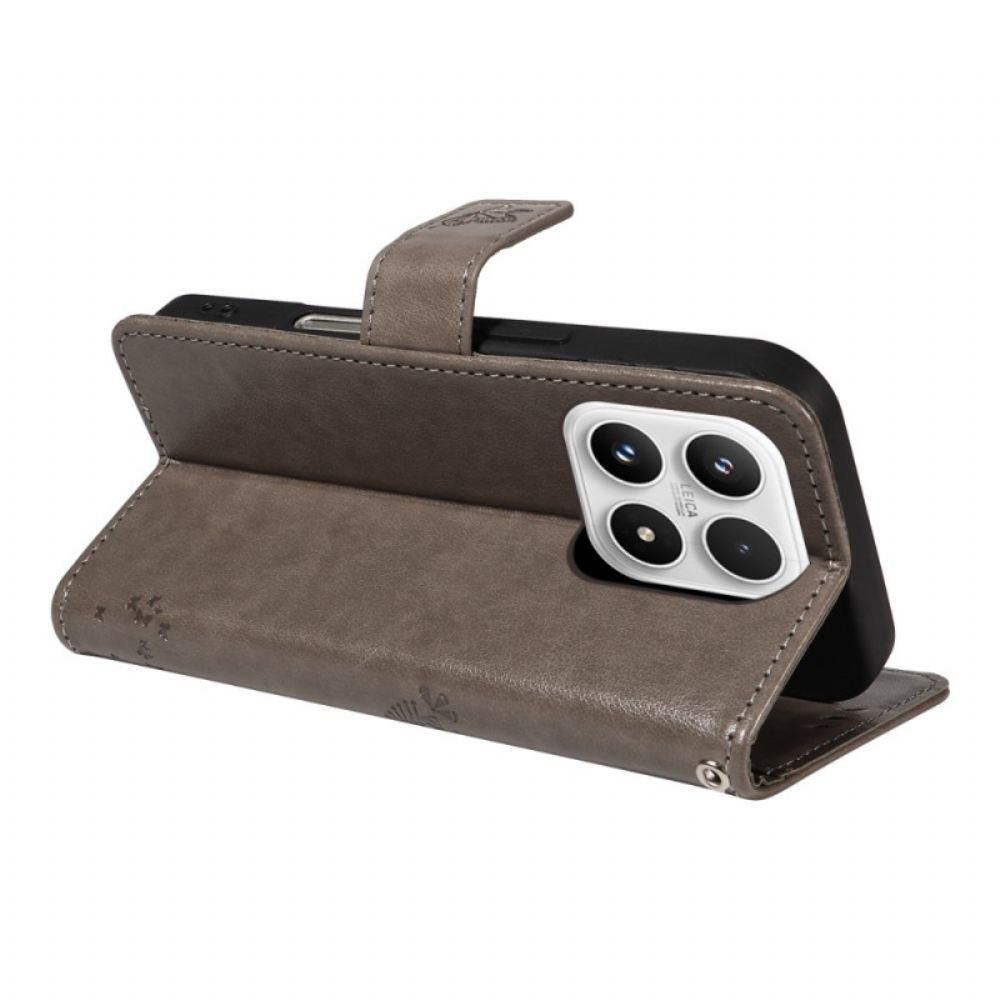 Peněženková Pouzdra Xiaomi 17 Kryty Na Mobil Šípkový Stromek