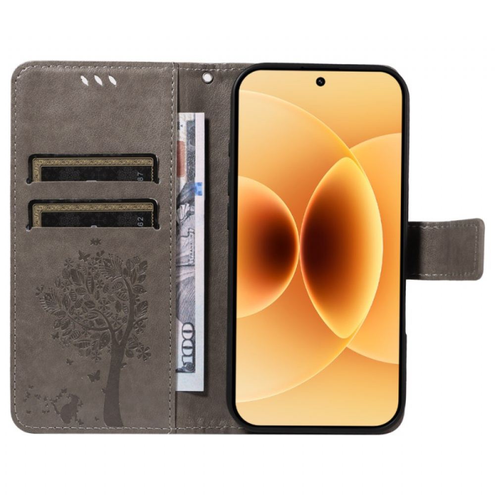 Peněženková Pouzdra Xiaomi 17 Kryty Na Mobil Šípkový Stromek