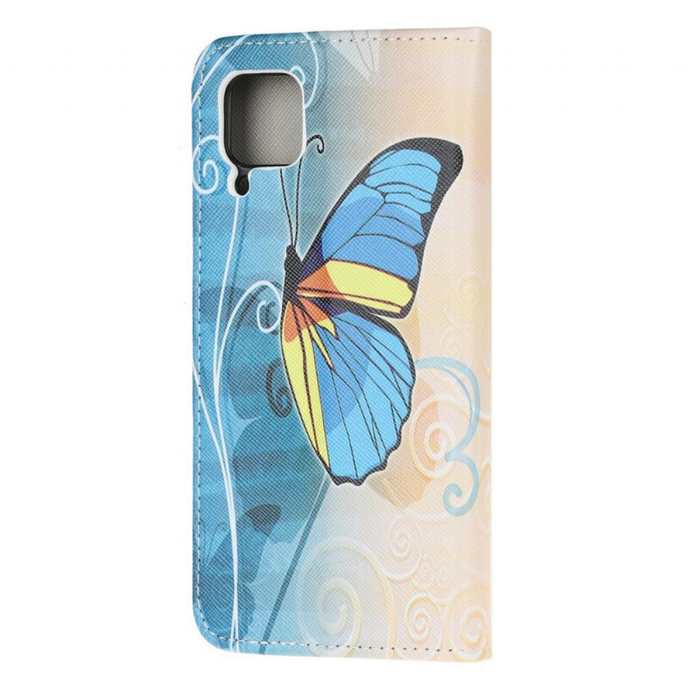 Flipové Pouzdro Na Huawei P40 Lite Královský Motýl