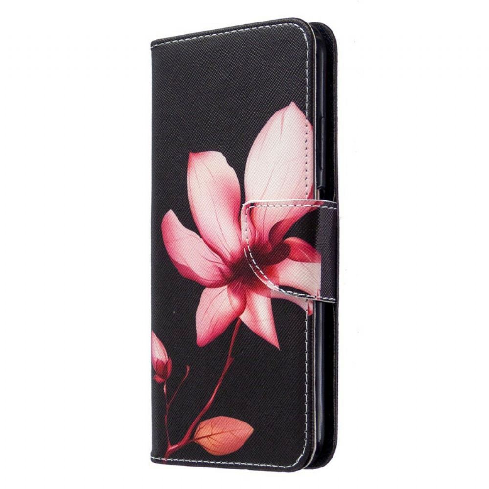 Flipové Pouzdro Na Huawei P40 Lite Růžový Květ