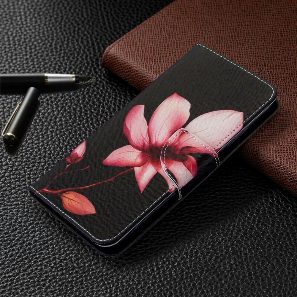 Flipové Pouzdro Na Huawei P40 Lite Růžový Květ