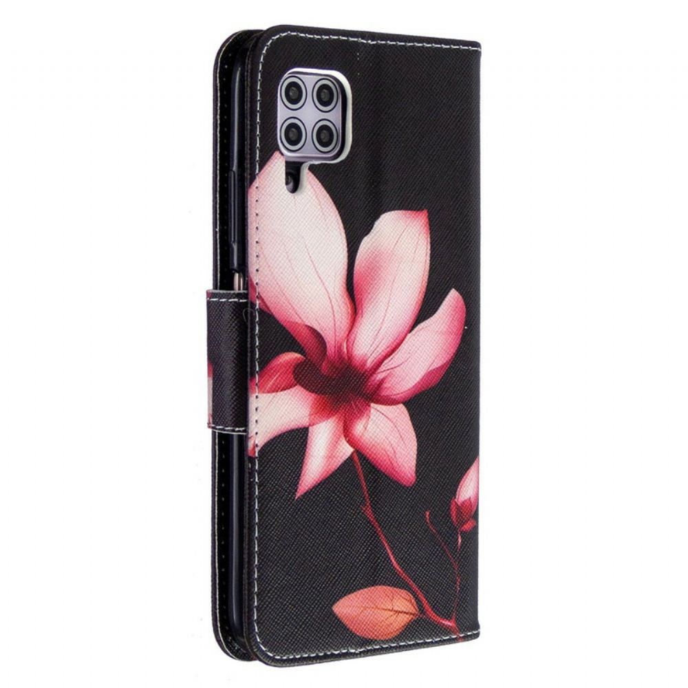 Flipové Pouzdro Na Huawei P40 Lite Růžový Květ