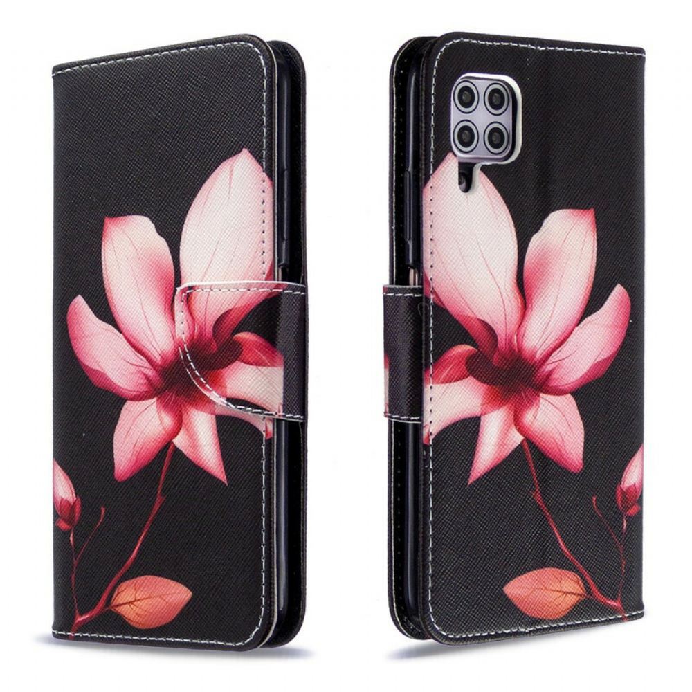 Flipové Pouzdro Na Huawei P40 Lite Růžový Květ