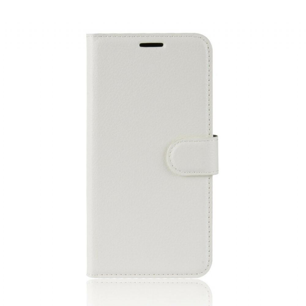 Kožené Pouzdro Na Huawei P40 Lite Klasická Umělá Kůže Litchi