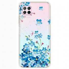 Kryt Na Huawei P40 Lite Kytice Modrých Květů