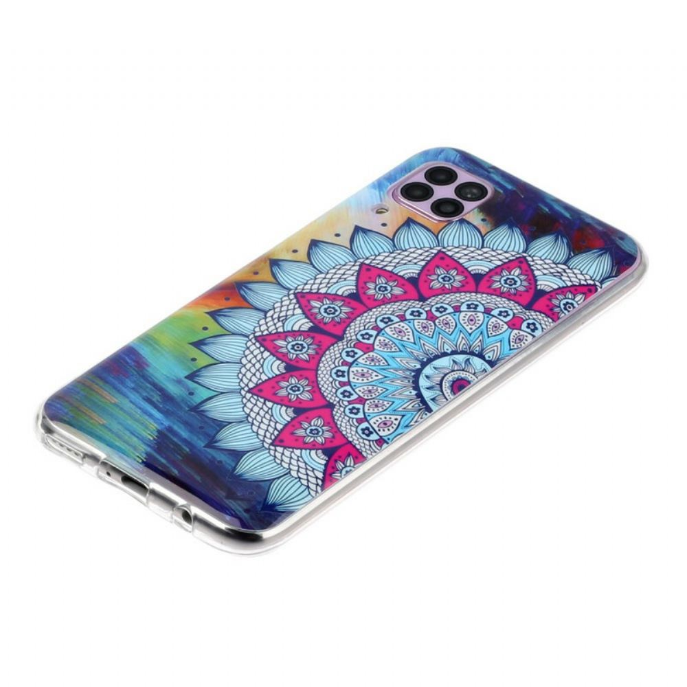 Kryt Na Huawei P40 Lite Mandala Fluorescenční Sova