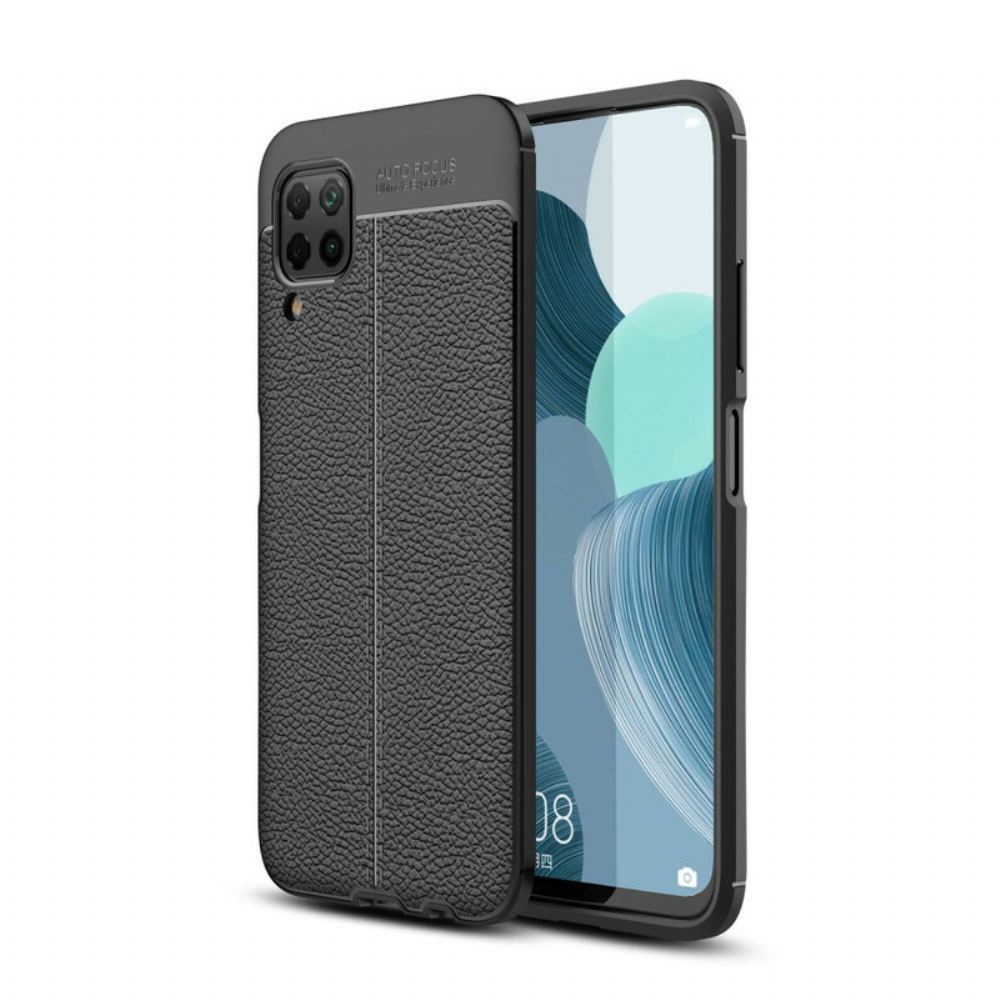 Kryty Na Mobil Na Huawei P40 Lite Efekt Kůže Litchi S Dvojitou Linií