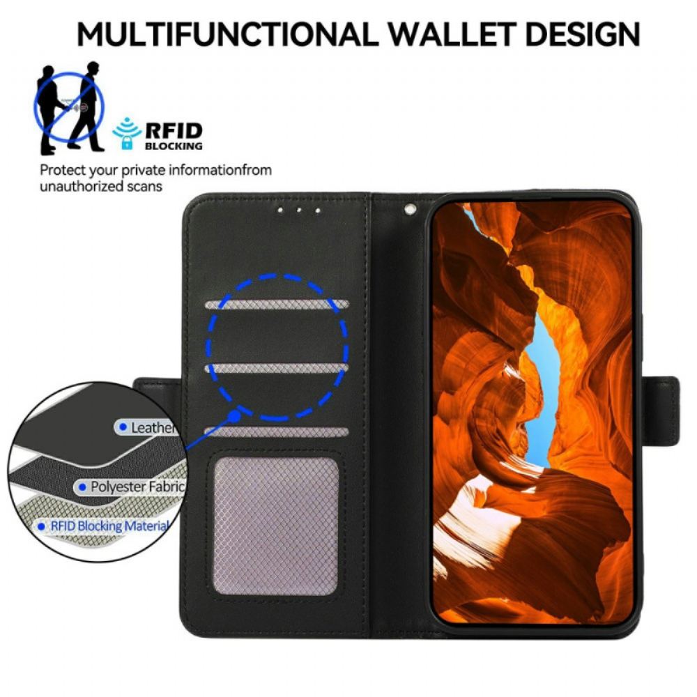 Kožený Kryt Na Sony Xperia 1 Vii Abeel Rfid Ochrana