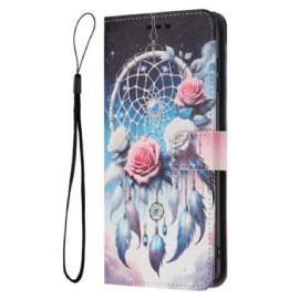 Kožený Kryt Na Sony Xperia 1 Vii Vzor Lapače Snů