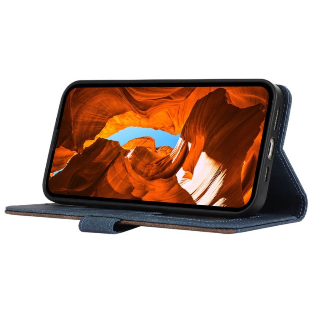 Kožený Kryt Sony Xperia 1 Vii Abeel Dvoubarevný