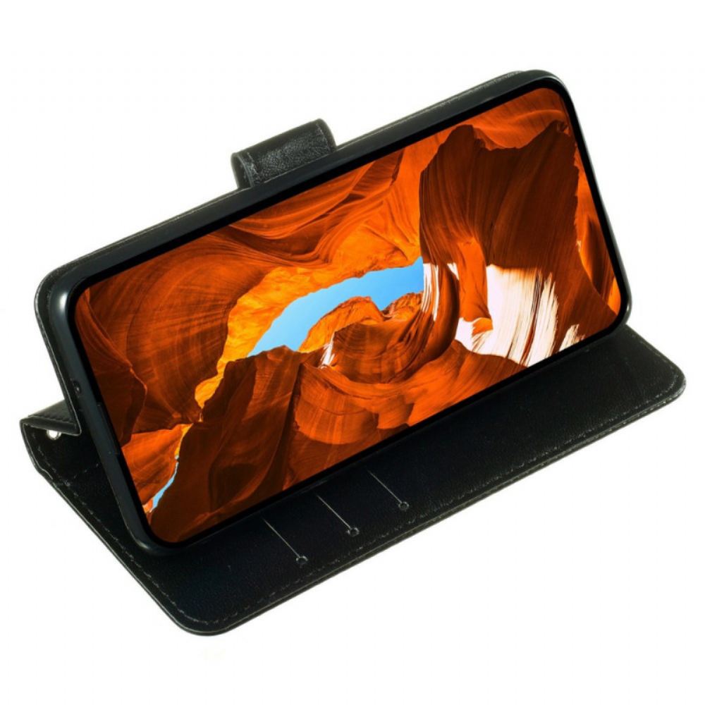 Kožený Kryt Sony Xperia 1 Vii Monochromatický