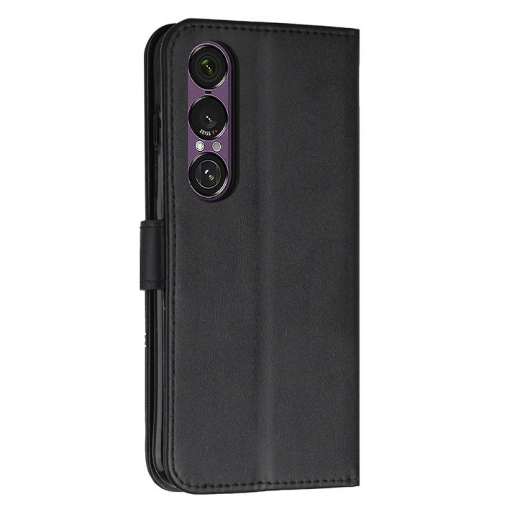 Kožený Kryt Sony Xperia 1 Vii Obchodní Styl