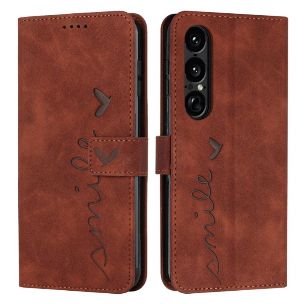 Kožený Kryt Sony Xperia 1 Vii Úsměv