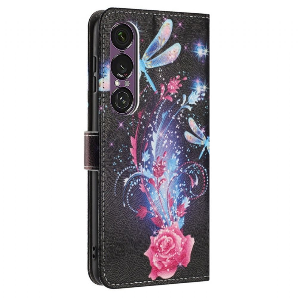 Kožený Kryt Sony Xperia 1 Vii Vážky