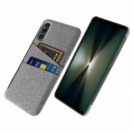 Kryt Sony Xperia 1 Vii Látkový Držák Na Karty