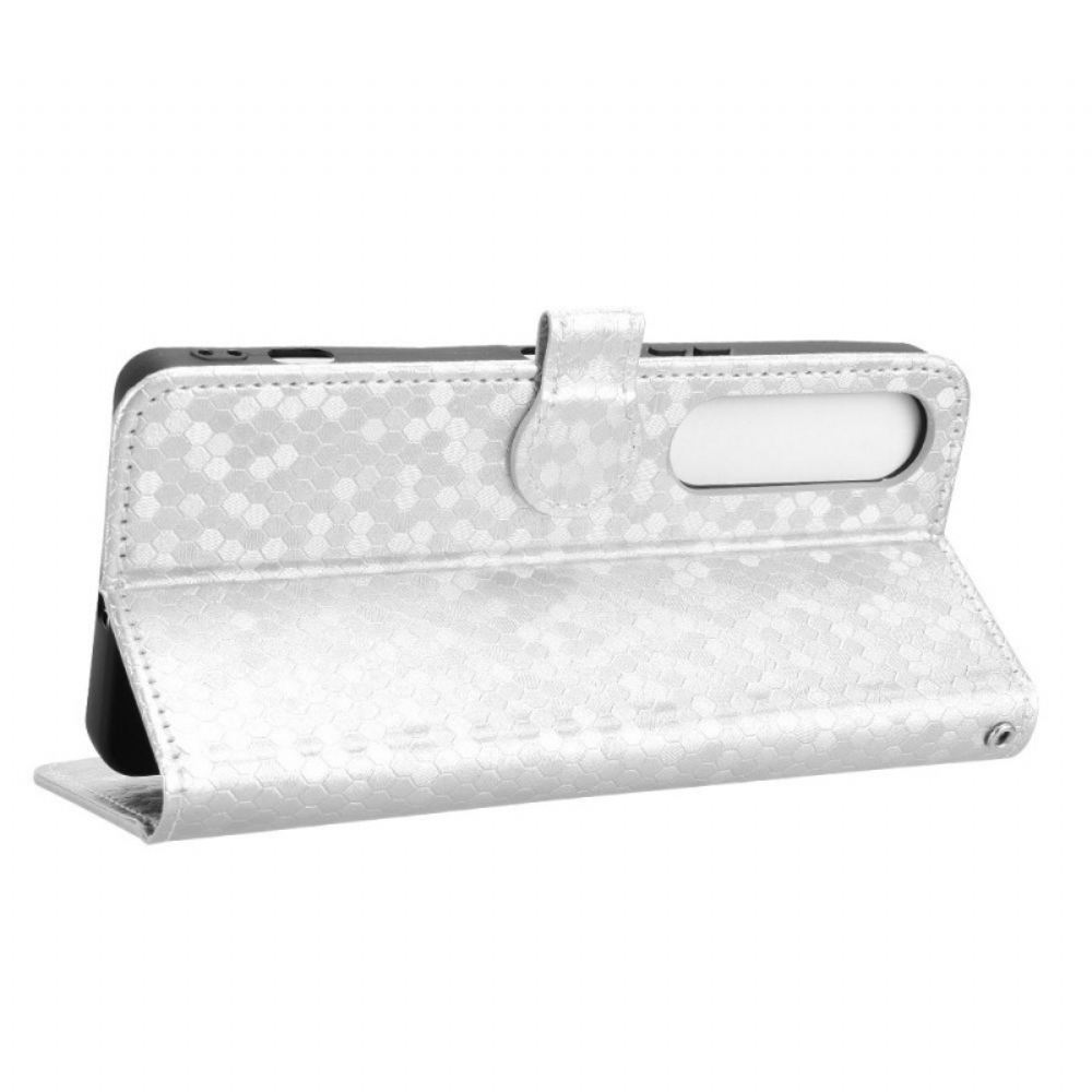 Peněženková Pouzdra Sony Xperia 1 Vii Kryty Na Mobil Lesklé Tečky