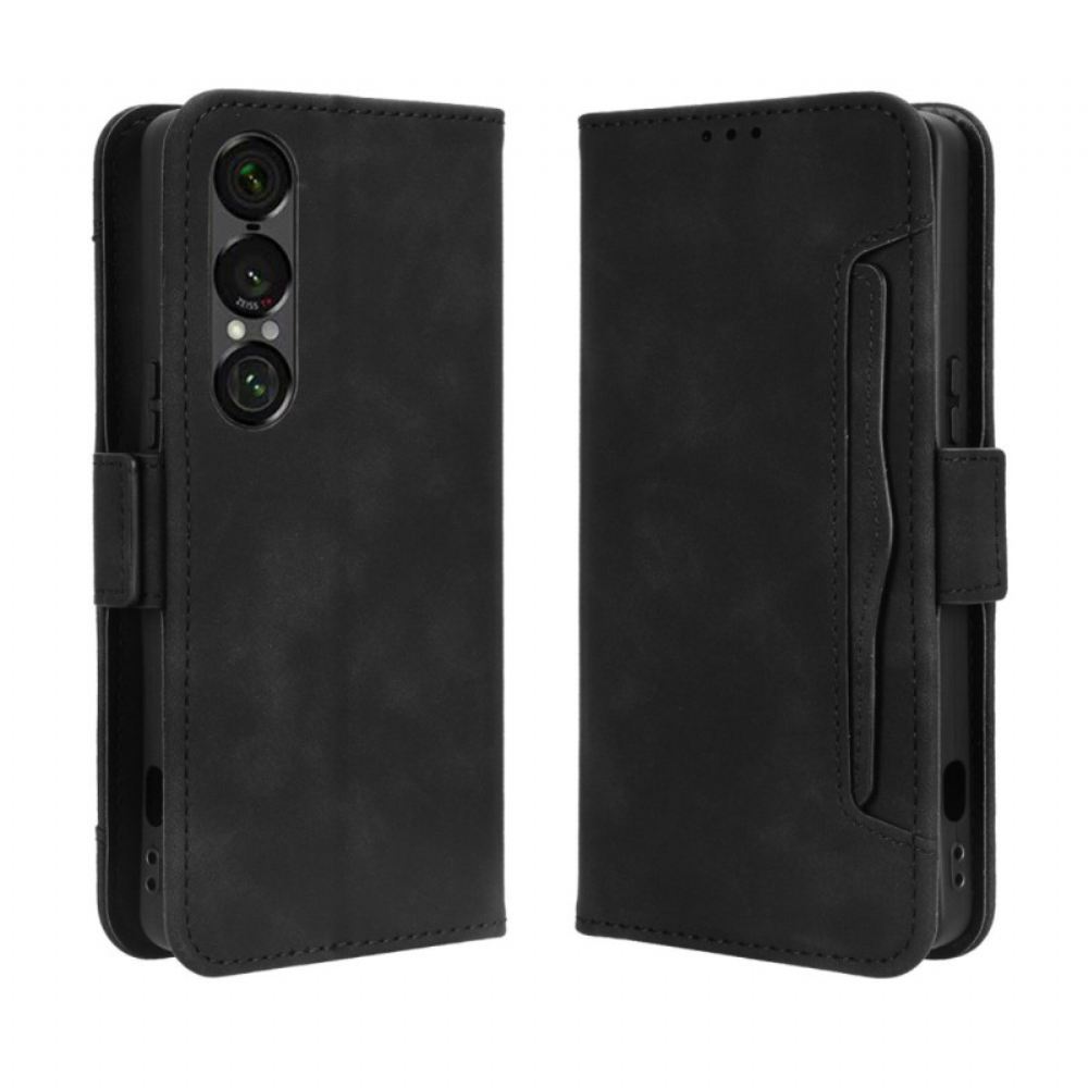Peněženková Pouzdra Sony Xperia 1 Vii Kryty Na Mobil Vícenásobné Karty