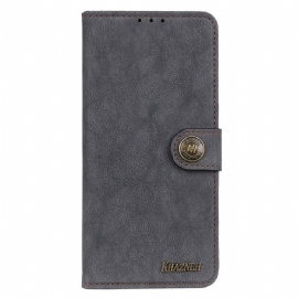 Flipové Pouzdro Na iPhone 13 Pro Khazneh Retro Štípaná Umělá Kůže