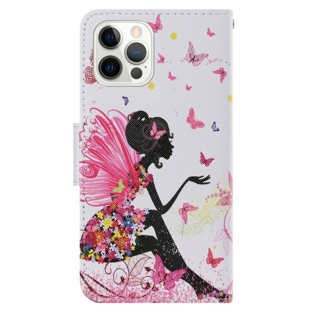 Flipové Pouzdro Na iPhone 13 Pro Kouzelná Víla