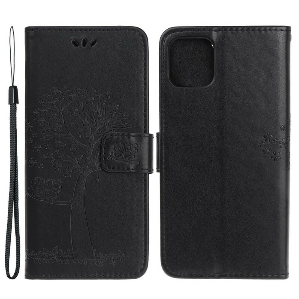 Flipové Pouzdro Na iPhone 13 Pro Na Lana Strom A Sovy