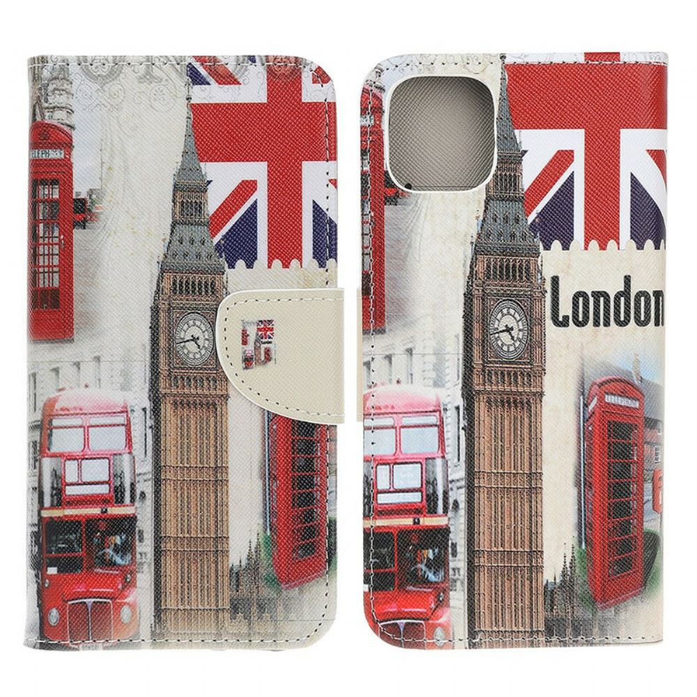 Flipové Pouzdro Na iPhone 13 Pro Londýnský Život