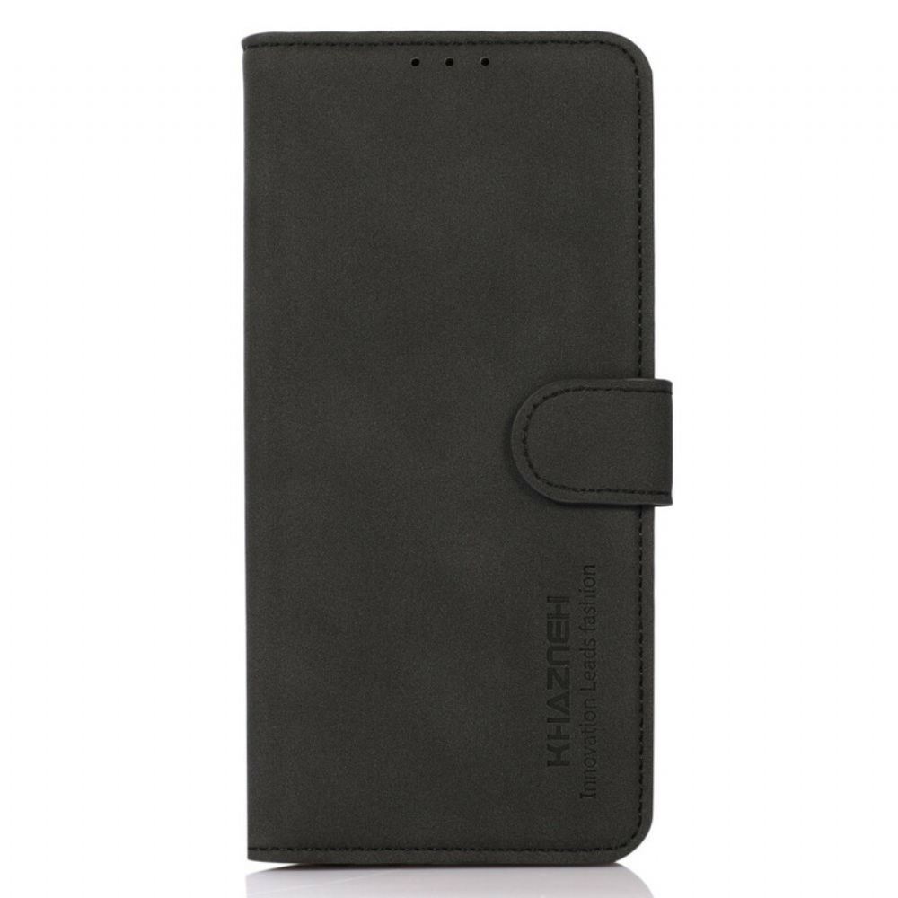 Flipové Pouzdro Na iPhone 13 Pro Módní Kožený Efekt Khazneh
