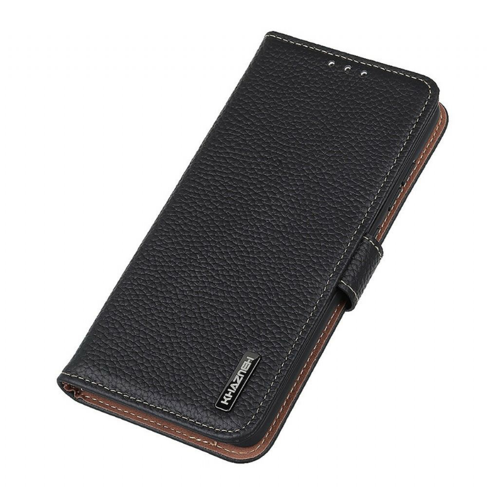 Flipové Pouzdro Na iPhone 13 Pro Originální Khazneh Litchi Kůže