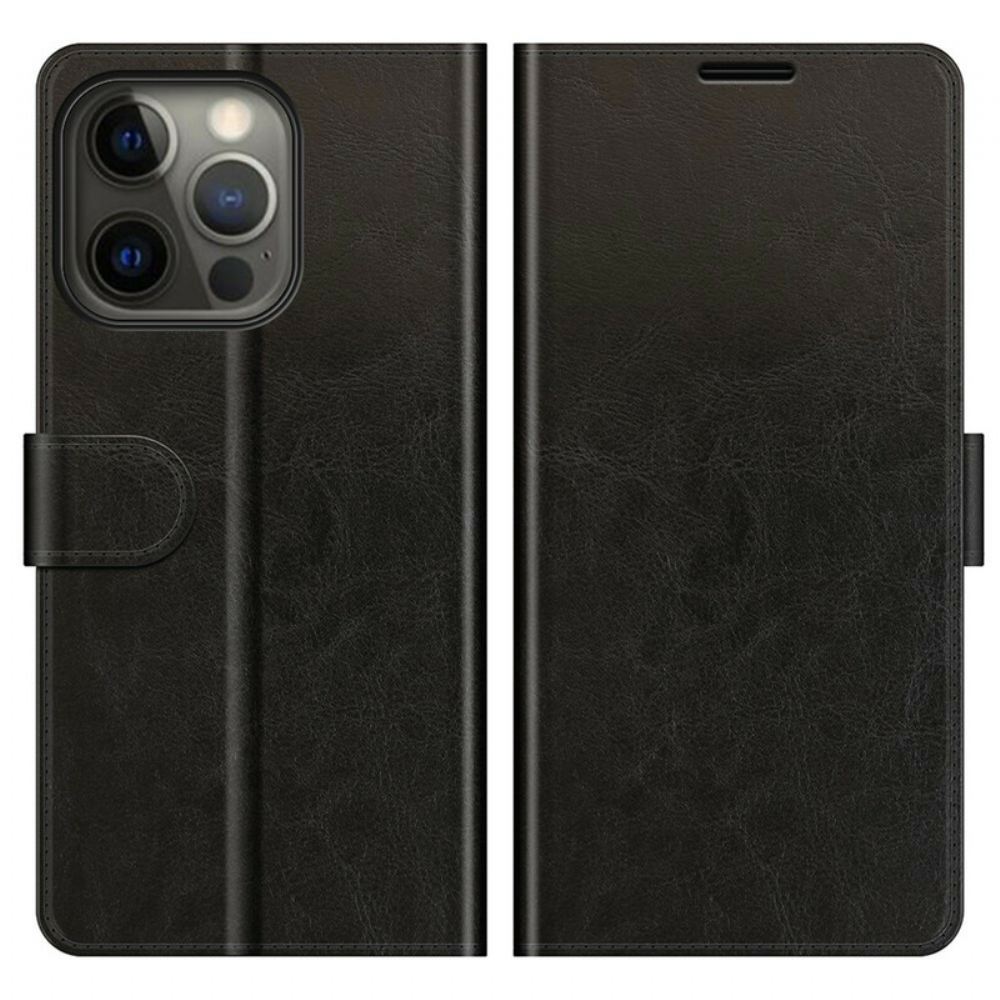 Kožené Pouzdro Na iPhone 13 Pro Designový Kožený Efekt