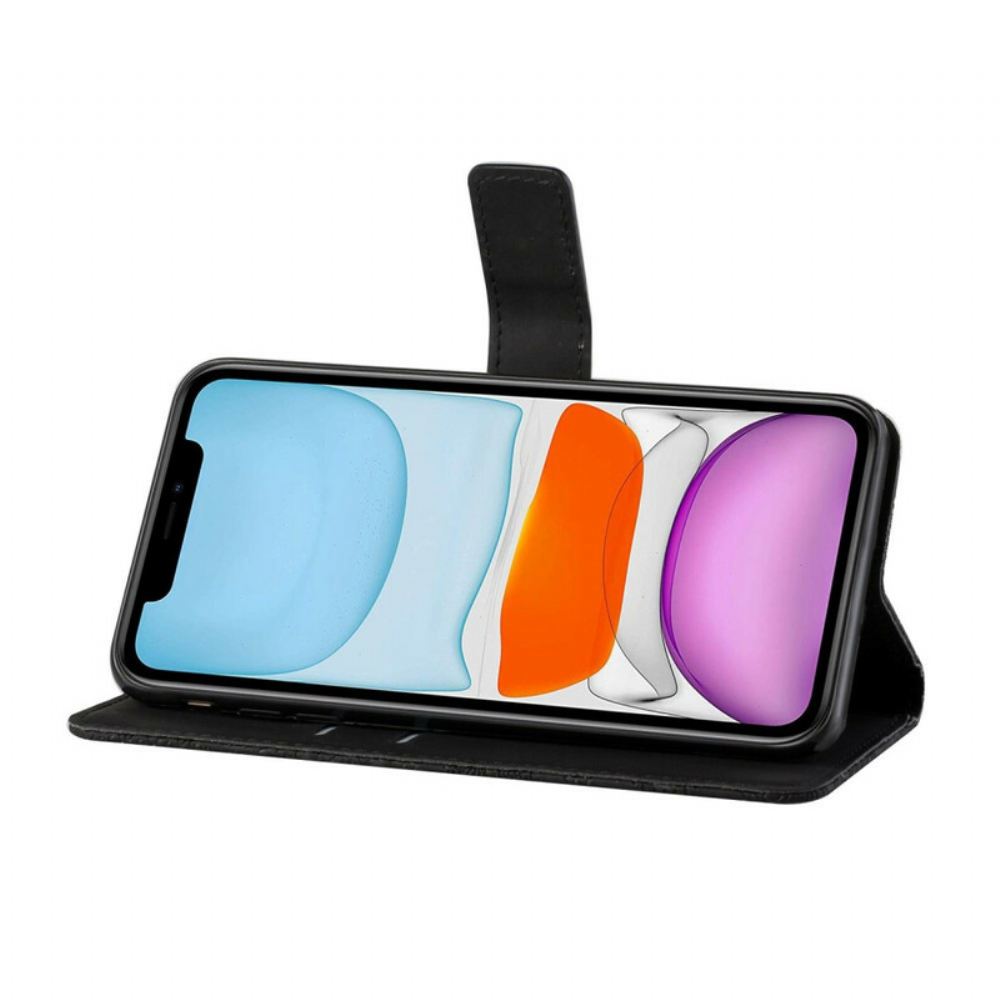 Kožené Pouzdro Na iPhone 13 Pro Tapiserie