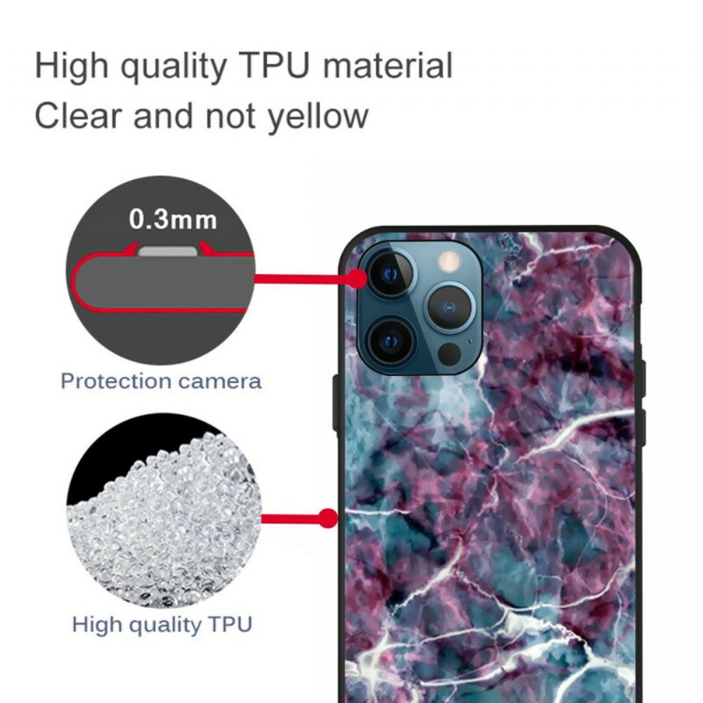 Kryt Na iPhone 13 Pro Fialový Mramor