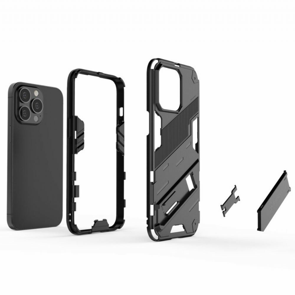 Kryt Na iPhone 13 Pro Hands Free Dvoupolohový Odnímatelný Stojan
