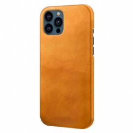 Kryt Na iPhone 13 Pro Kožený Efekt Ksq