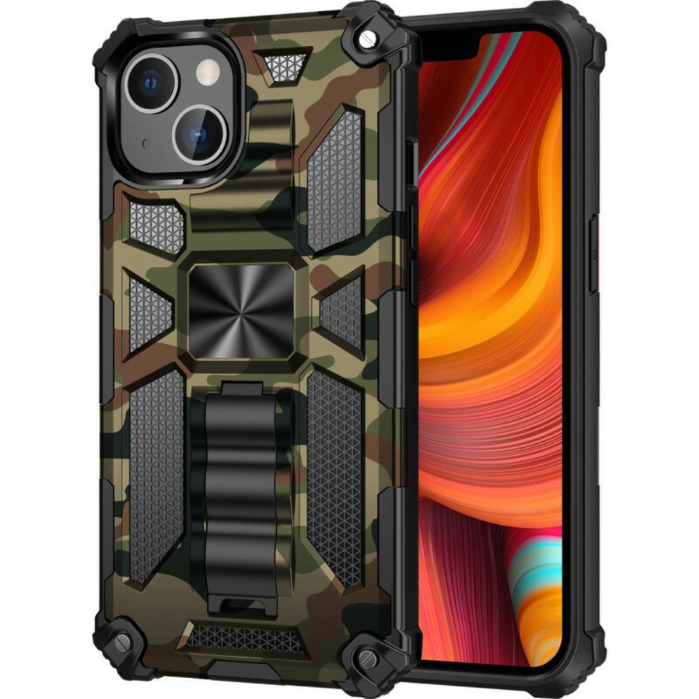 Kryt Na iPhone 13 Pro Odnímatelná Podpůrná Kamufláž
