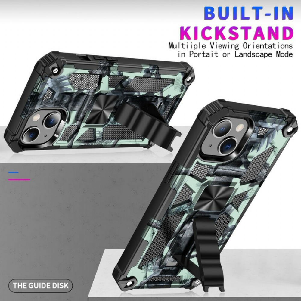 Kryt Na iPhone 13 Pro Odnímatelná Podpůrná Kamufláž