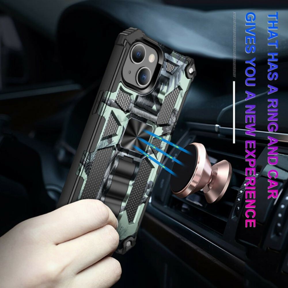 Kryt Na iPhone 13 Pro Odnímatelná Podpůrná Kamufláž