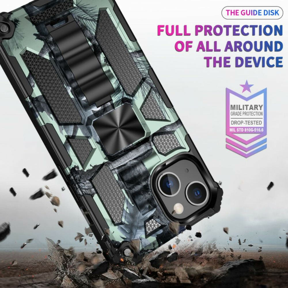 Kryt Na iPhone 13 Pro Odnímatelná Podpůrná Kamufláž