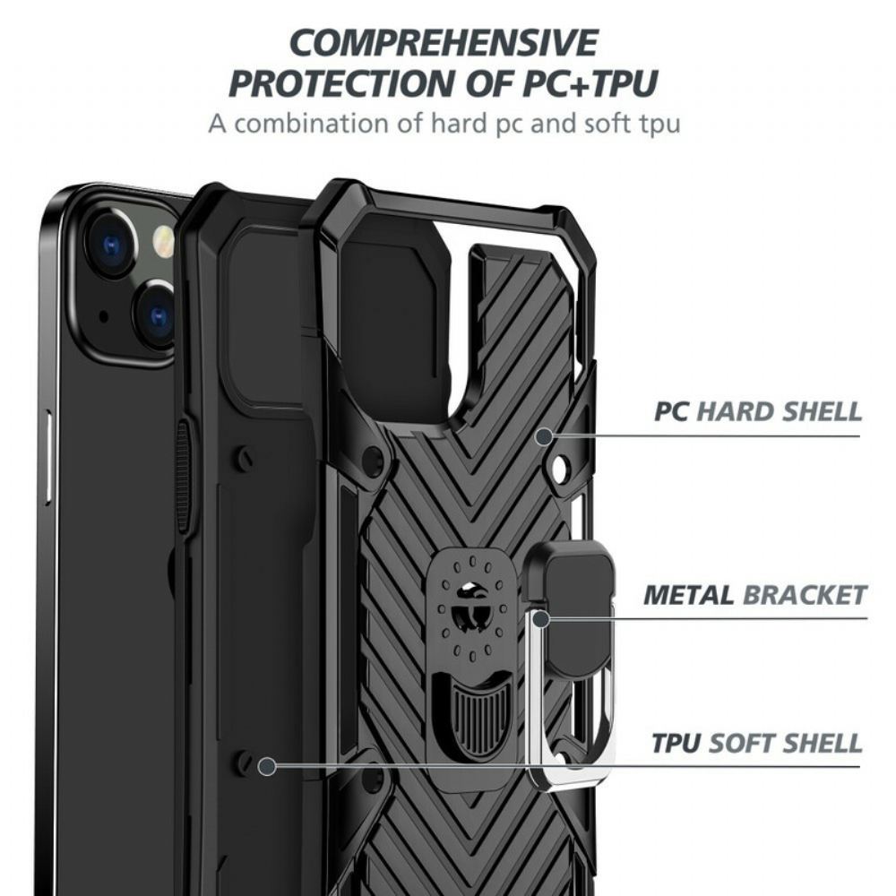 Kryt Na iPhone 13 Pro Odnímatelná Prstencová Podpora
