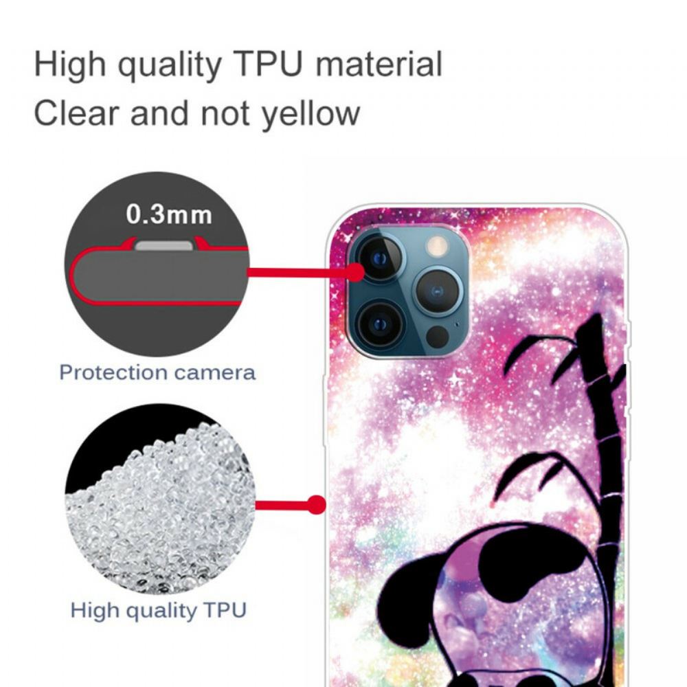 Kryt Na iPhone 13 Pro Panda A Bambus